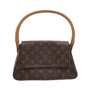 Louis Vuitton Monogram Looping Brown Semi Shoulder Bag